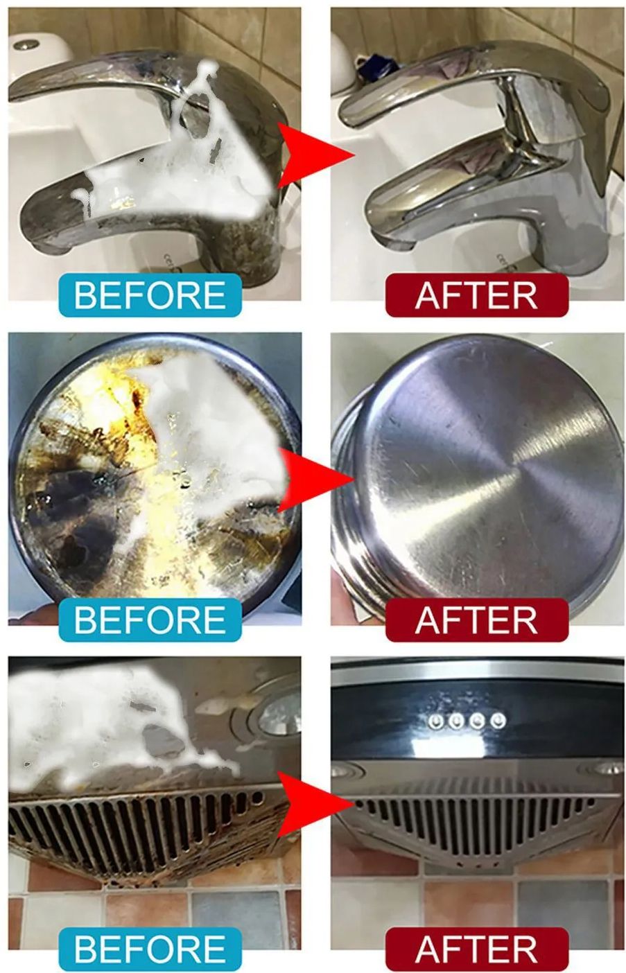 Kitchen Bubble Grease Cleaner 250ML | Dirt Grease dust cleaner for car, kitchen, home View Gallery - Pakistan