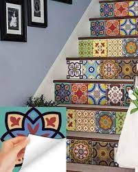 Tile Stickers Pack of 12 pieces for Home Decor for Walls Self Adhesive Tile Sticker 5 in by 5 in (12 Pieces) View Gallery - Pakistan