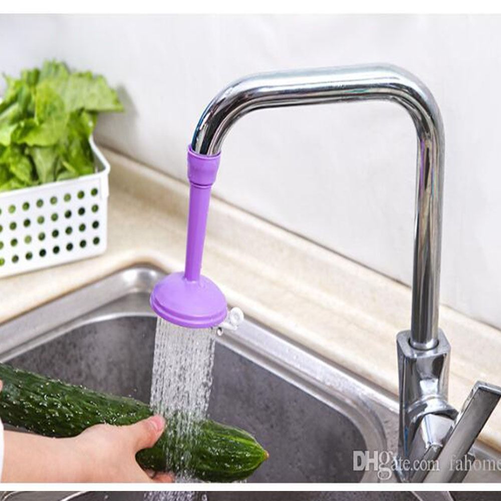 Silicone Kitchen Shower Splash Faucet Water-saving Filter Shower Water Rotating Spray Regulator(Random color) View Gallery - Pakistan