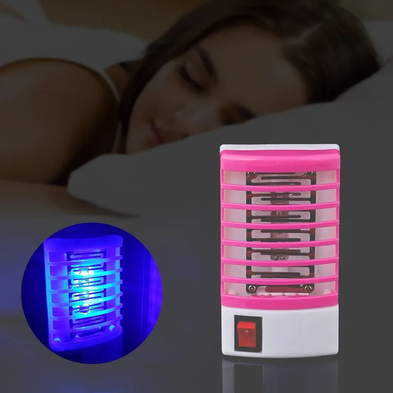 1 Piece Socket Electric 220V Mini Mosquito Lamp LED Insect Mosquito Repeller killing Fly Bug Insect Night Housefly (Random Color) View Gallery - Pakistan