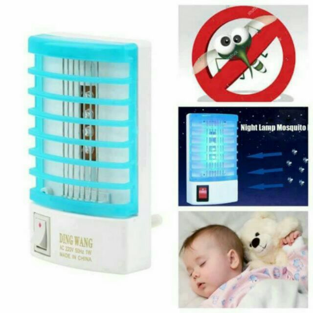 1 Piece Socket Electric 220V Mini Mosquito Lamp LED Insect Mosquito Repeller killing Fly Bug Insect Night Housefly (Random Color) View Gallery - Pakistan
