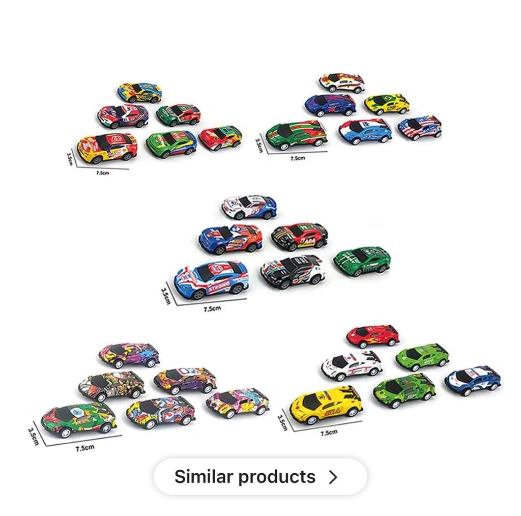 Alloy Mini Diecast Car Toy  (24 pcs  Car Set metal body) View Gallery - Pakistan