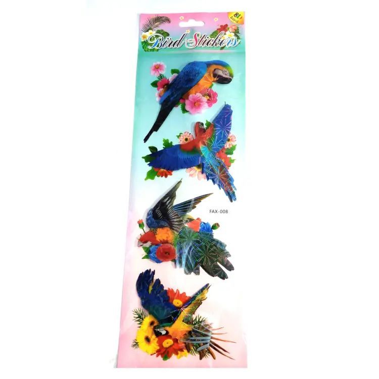 3D Art Crafts BiRdsWall Stickers  (pack of 8 pcs ) View Gallery - Pakistan
