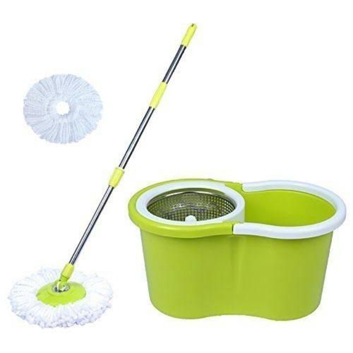 360 Rotating Cleaning Mop Interchangeable Mop Floor Compact Twisted Mop Accessories Household Mop Tool (Big Size)random color View Gallery - Pakistan