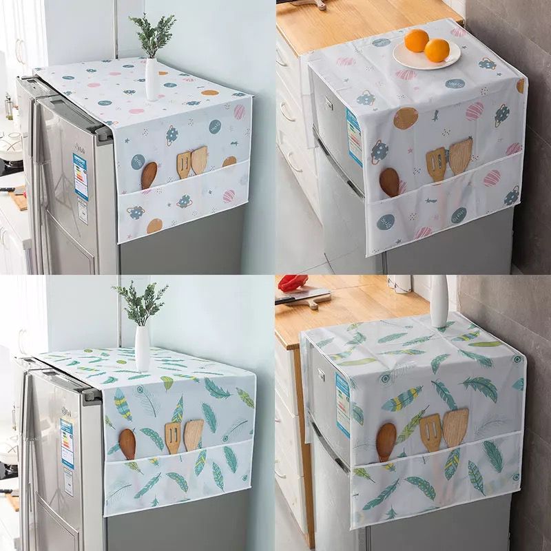 Anti-dust Waterproof Oil-proof Refrigerator Fridge Cover (Random Design)Made in china View Gallery - Pakistan