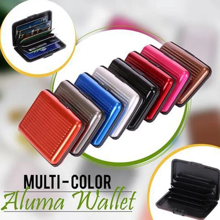 Aluma Wallet Waterproof &amp; Damage-proof Wallet for Men &amp; Women (Random Color) Made in China View Gallery - Pakistan