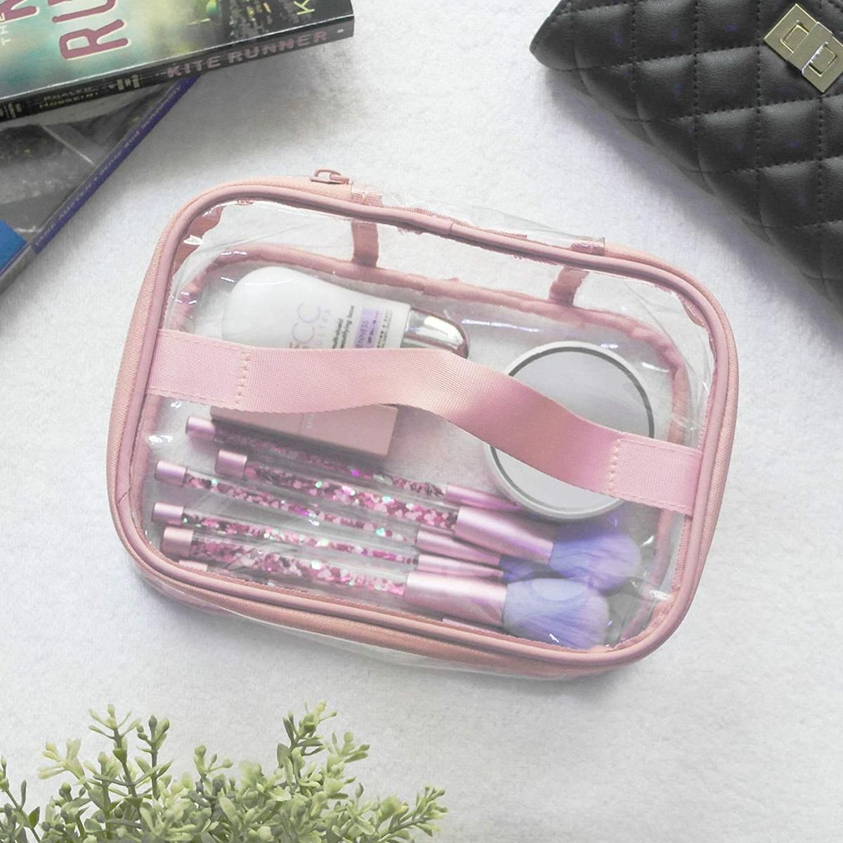 Makeup Cosmetic Clear Bag Portable Transparent Travel Storage View Gallery - Pakistan