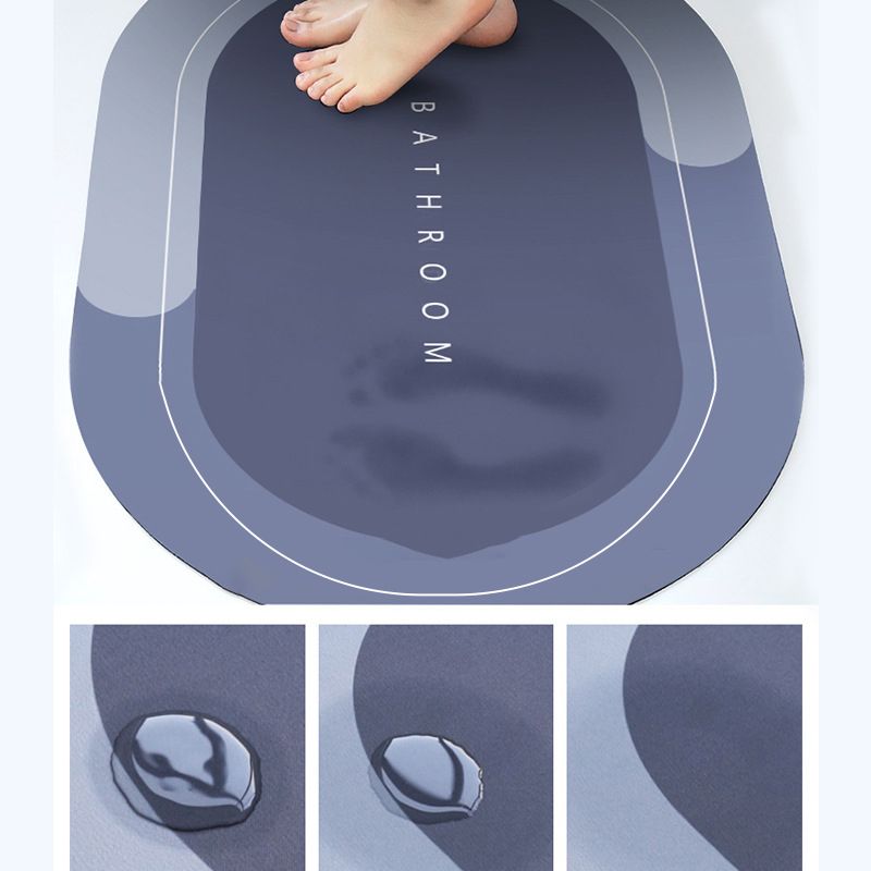 Bath Mat Super Absorbent Quick Drying Bathroom Rugs Non Slip Kitchen Entrance Doormat Modern Napa Skin Floor Mats Home Decor (only round shape) (random colors) View Gallery - Pakistan