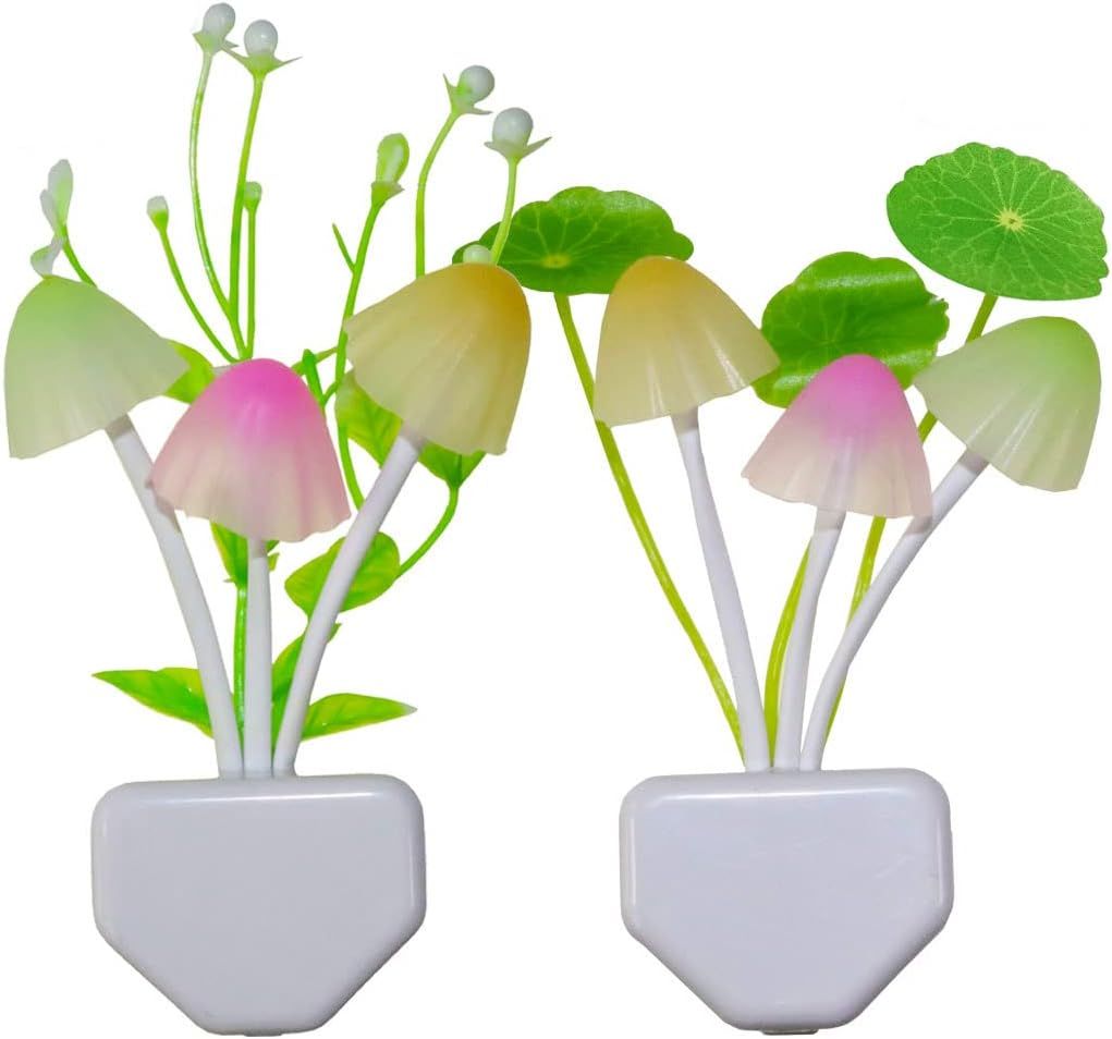 Mushroom LED Night Light For Home  ( random color ) View Gallery - Pakistan
