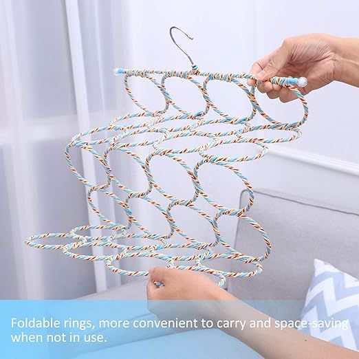 28 Holes Scarf Hanger  / Tie Hanger / Belt Hanger Organizer View Gallery - Pakistan