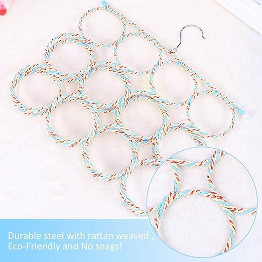28 Holes Scarf Hanger  / Tie Hanger / Belt Hanger Organizer View Gallery - Pakistan