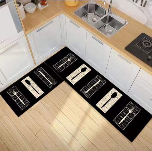 Antislip mats pack of 2pcs (Random Design)size:40*120&amp;40*60cm View Gallery - Pakistan