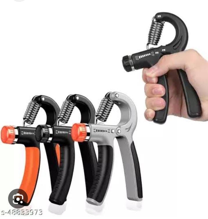 Hand Grip Strengthener Adjustable Resistance Wrist Strengthener Forearm Gripper Hand Workout Squeezer Grip Strength Trainer Without Counter (Random colour) Made in China View Gallery - Pakistan