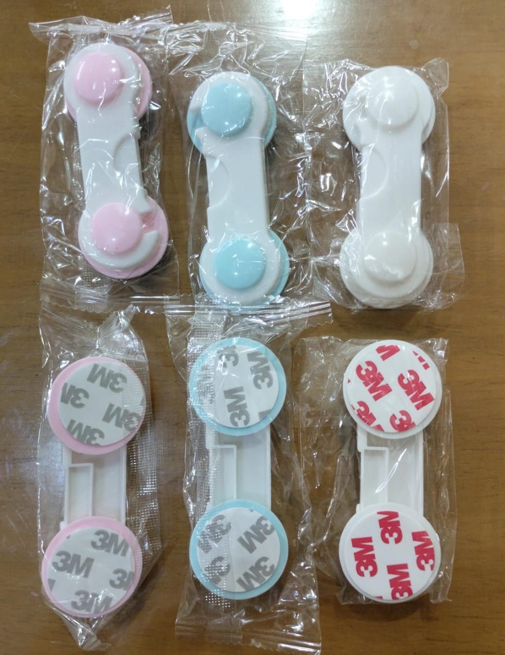 1 Pc - Children Kid Drawer Lock Baby safe Angle Sliding Door Plastic Child safety locks products ( random color ) View Gallery - Pakistan