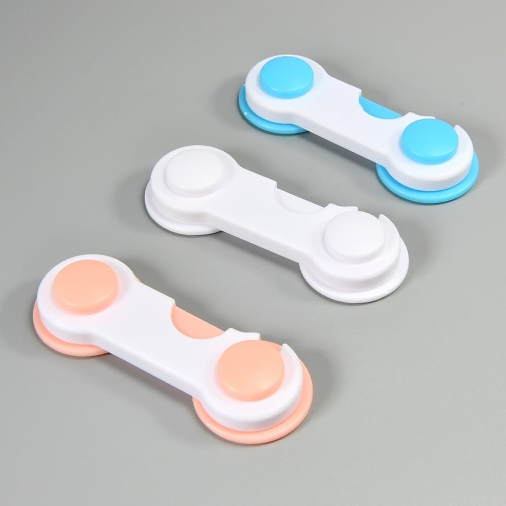 1 Pc - Children Kid Drawer Lock Baby safe Angle Sliding Door Plastic Child safety locks products ( random color ) View Gallery - Pakistan
