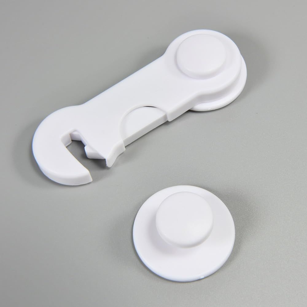 1 Pc - Children Kid Drawer Lock Baby safe Angle Sliding Door Plastic Child safety locks products ( random color ) View Gallery - Pakistan
