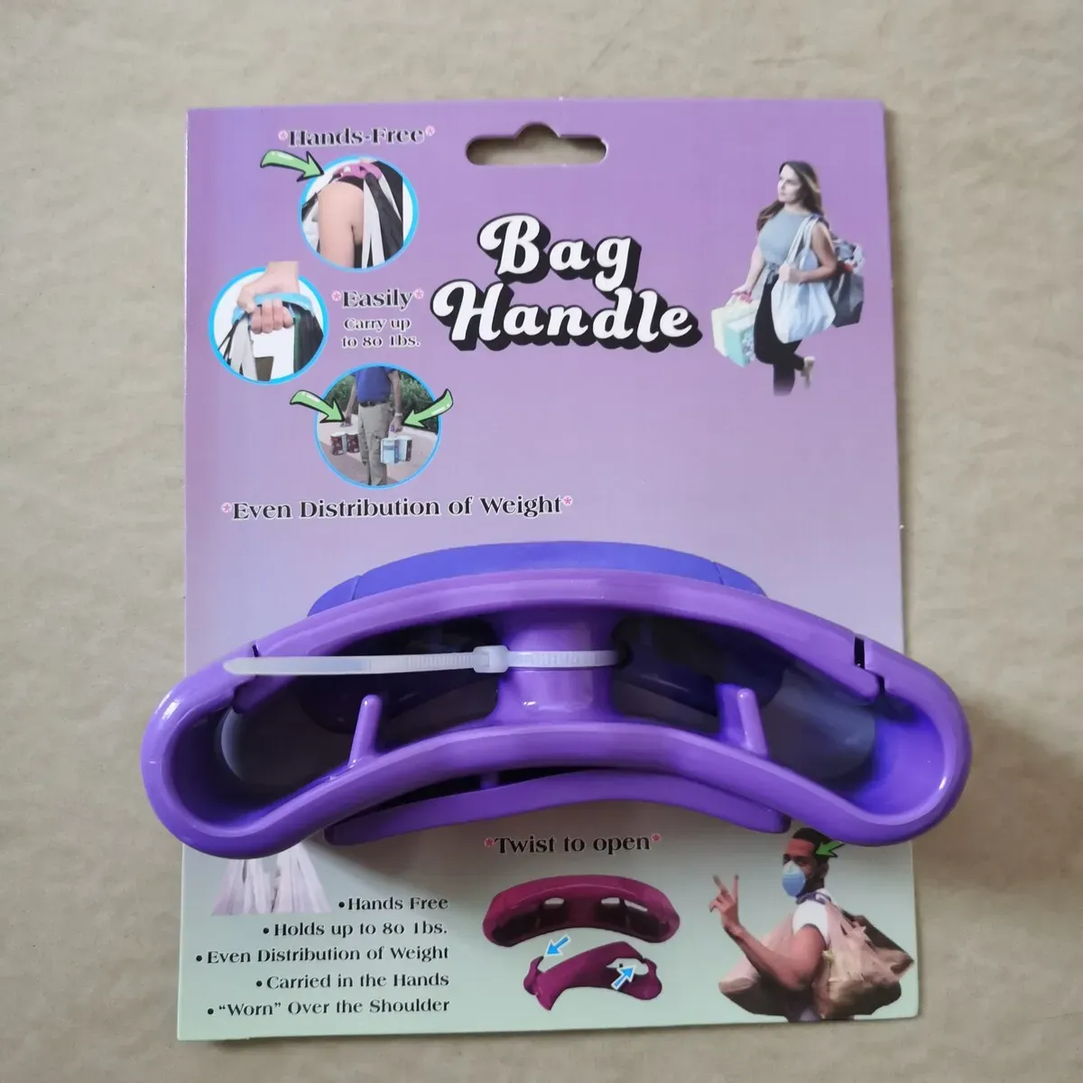 1 Pc Shopper Bags Handle Grip Click &amp; Carry Grocery Bag Carrier, 1 Pack, View Gallery - Pakistan