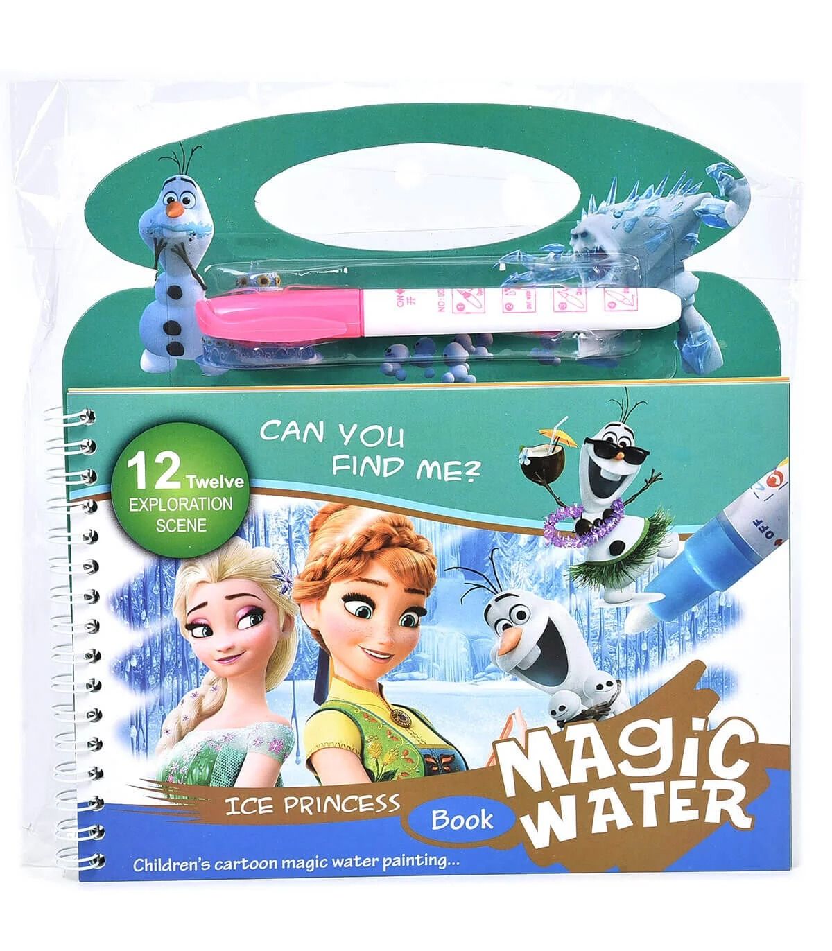 Magic Coloring Book with Water Pen(Number of pages 4)random color View Gallery - Pakistan
