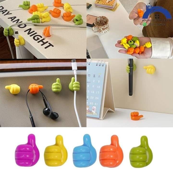 10 pcs  Wall Decoration Hook Creative Silicone Thumb Key Hanger Hooks View Gallery - Pakistan