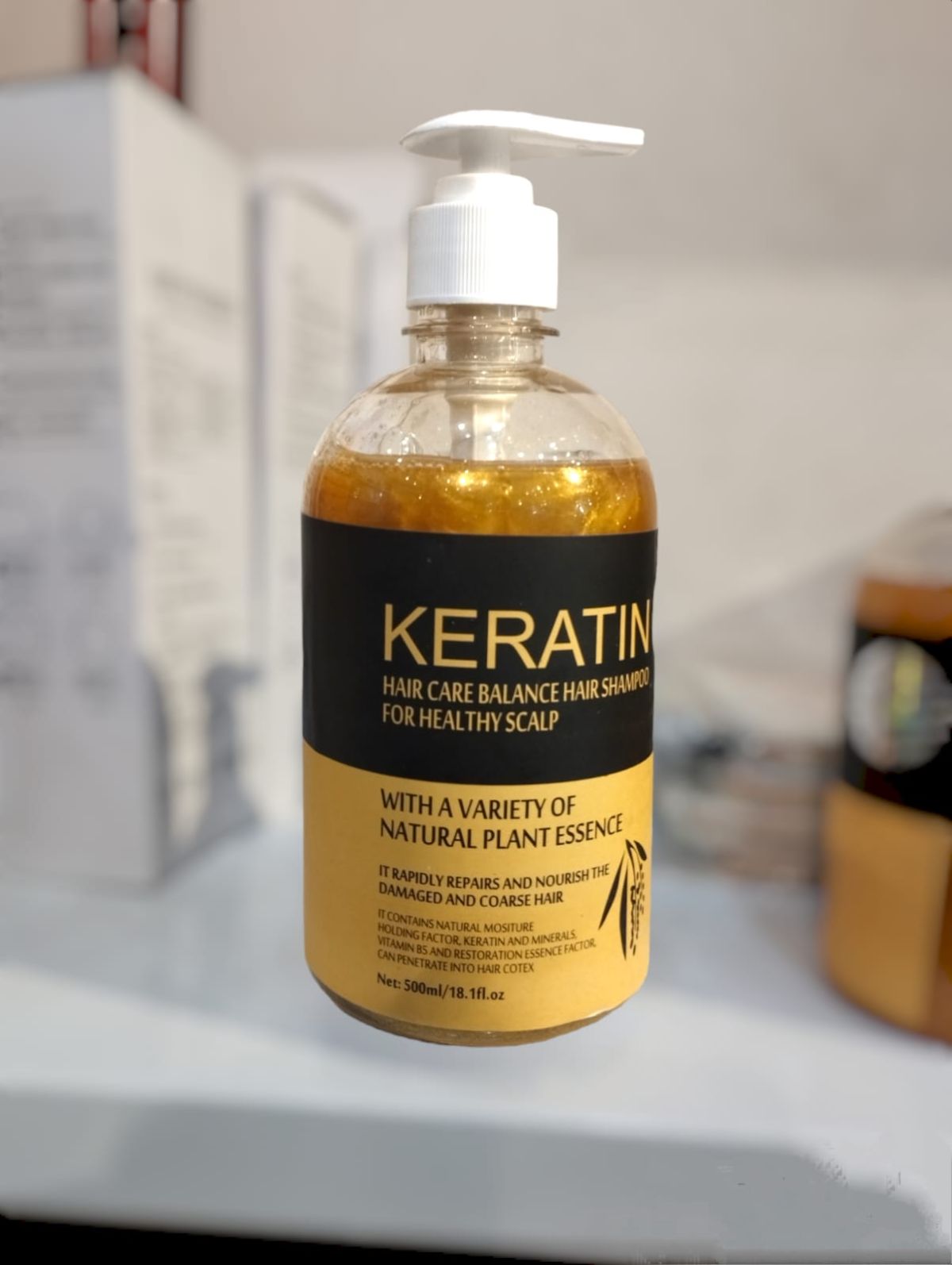 Keratin Hair Care Balance Hair Shampoo &amp;amp; Hair Treatment – (500ml)