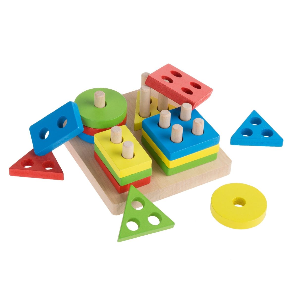 Lewo Wooden Puzzle Toddler Toys Shapes View Gallery - Pakistan
