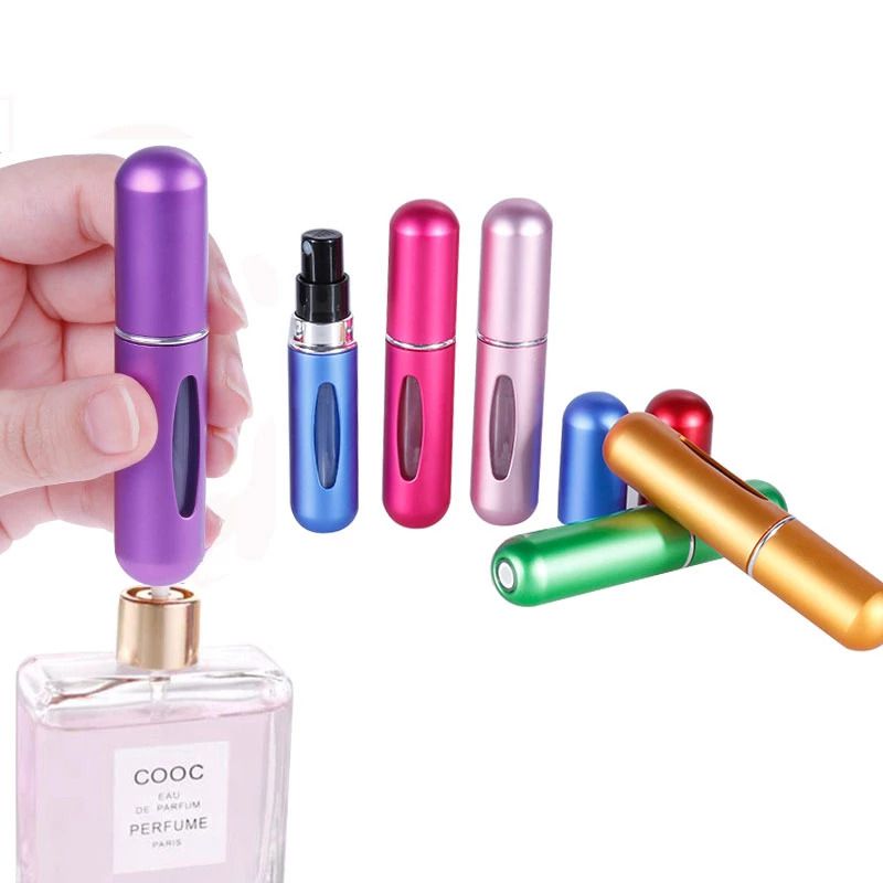 Portable Refillable Mini Perfume Atomizer Bottle (Random Color) View Gallery - Pakistan