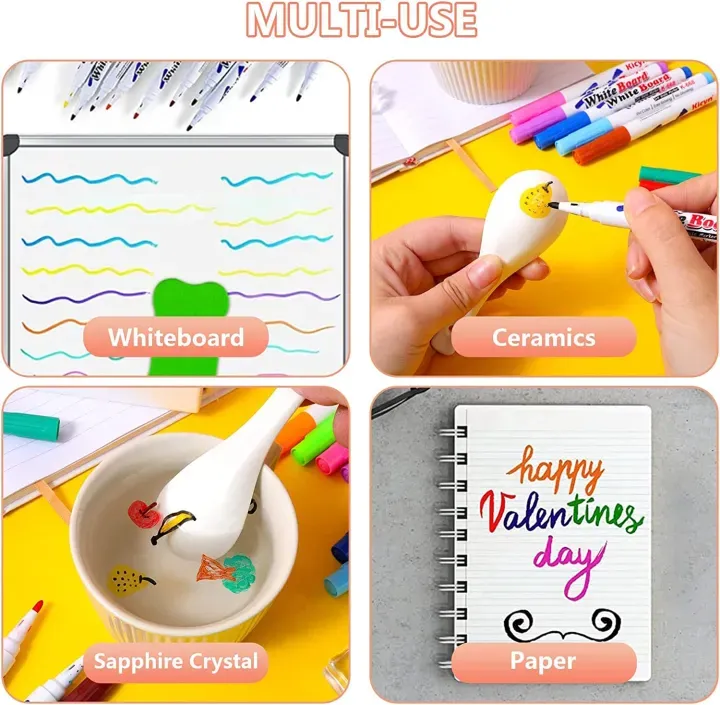 Doodle/ Floating Markers ( 8 pcs set) Painting Drawing Marker for kids View Gallery - Pakistan