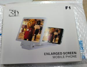 8 Inch 3D Mobile Phone Screen Magnifier HD Video Amplifier Stand Bracket with Movie Game Magnifying Folding Phone Desk Holder View Gallery - Pakistan