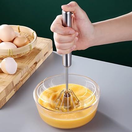 Hand Pressure Semi-automatic Egg Beater  Kitchen Accessories Tools Self Turning Cream Utensils Whisk Manual Mixer View Gallery - Pakistan
