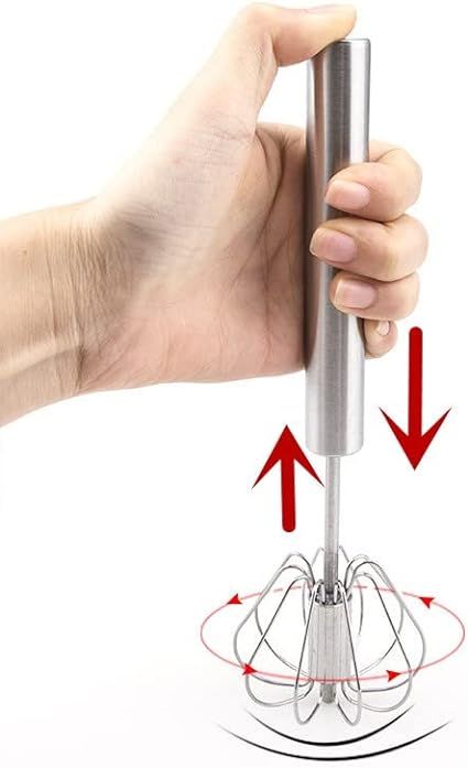 Hand Pressure Semi-automatic Egg Beater  Kitchen Accessories Tools Self Turning Cream Utensils Whisk Manual Mixer View Gallery - Pakistan