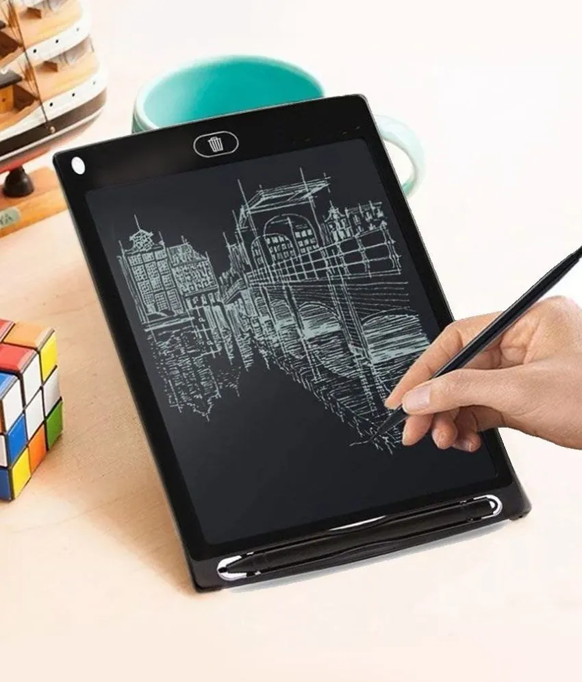 Hardbound LCD Writing Pad 8.5 inch multicolor LCD Tablet View Gallery - Pakistan