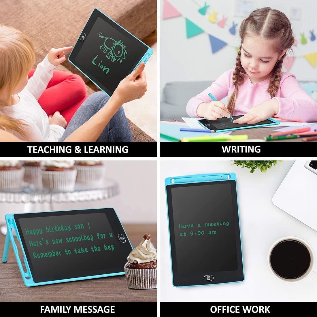 Hardbound LCD Writing Pad 8.5 inch multicolor LCD Tablet View Gallery - Pakistan