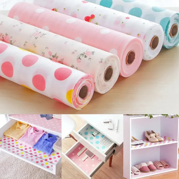 1 Roll - Kitchen Polka Foamic Sheet (45*200cm)  (random color) View Gallery - Pakistan