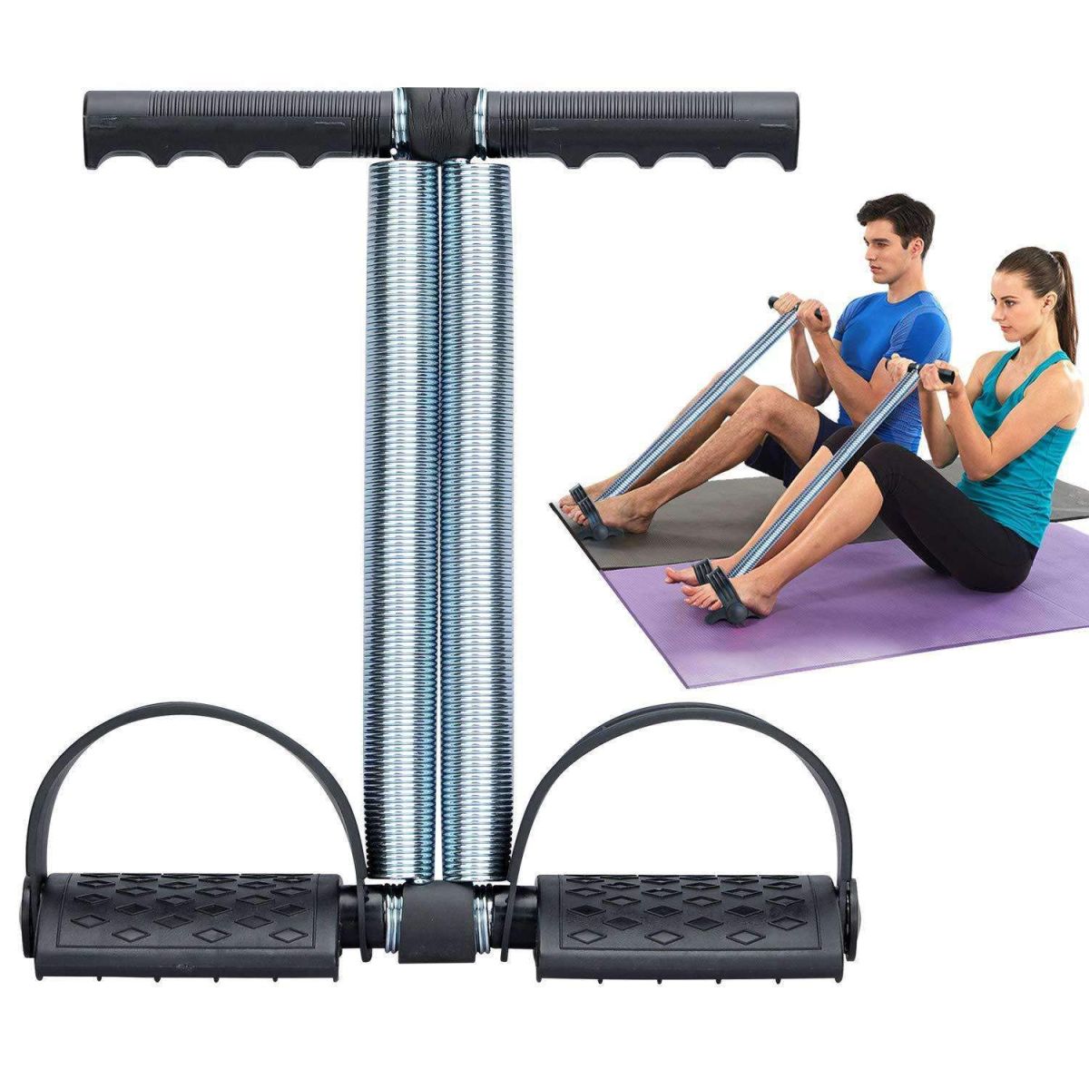 Tummy Trimar Double Spring exercise machine Leg Exercise Thigh Exerciser View Gallery - Pakistan