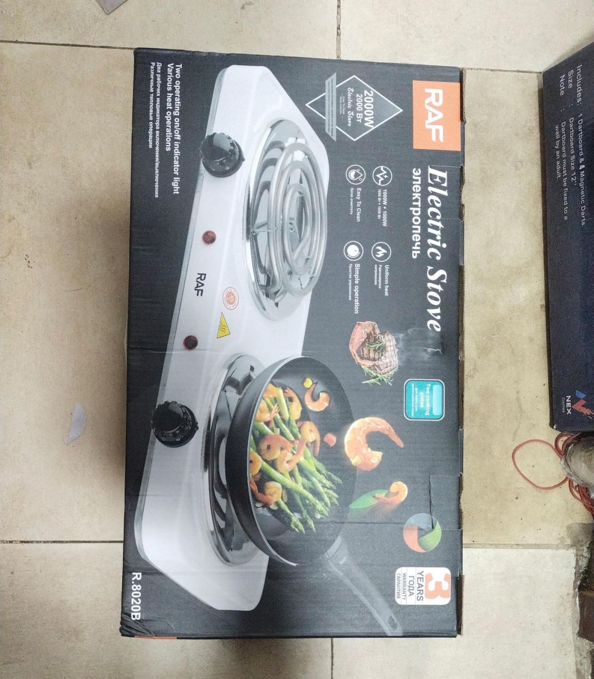 Premium Brand RAF New Arrival countertop Coil Hotplate Stove Cooktop Double Flat Burners Electric Hot Plate Double Electric Stove View Gallery - Pakistan