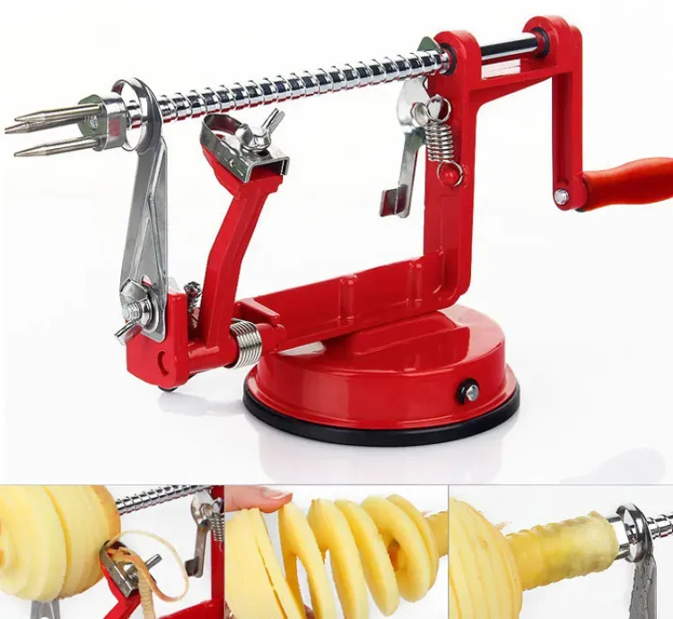 Potato Chips Maker, Manual spiral potato chips twister slicer cutter tornado twist machine View Gallery - Pakistan