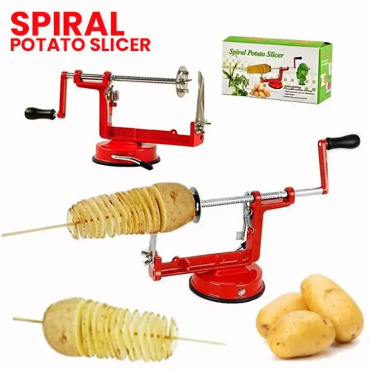 Potato Chips Maker, Manual spiral potato chips twister slicer cutter tornado twist machine View Gallery - Pakistan