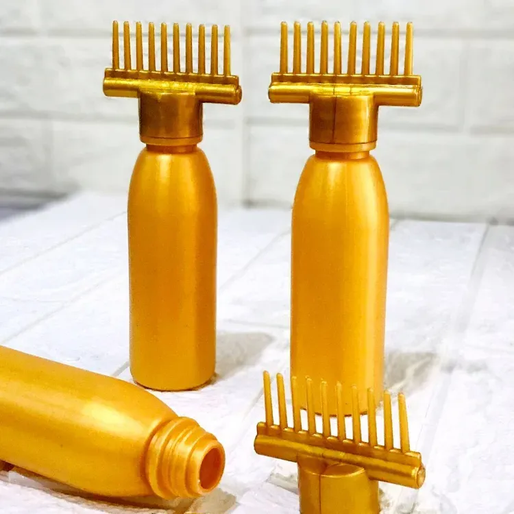 Hair Oil Applicator Bottle, Root oiling Comb bottle for Hair Coloring, Shampoo, Oiling, Dye, and Scalp Treatment for home &amp;amp; commercial (Empty Bottle)