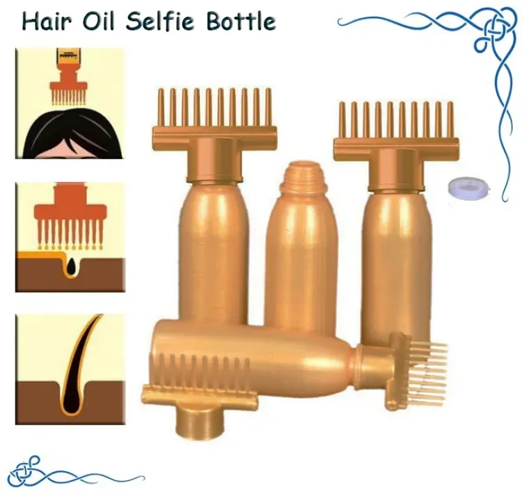 Hair Oil Applicator Bottle, Root oiling Comb bottle for Hair Coloring, Shampoo, Oiling, Dye, and Scalp Treatment for home &amp; commercial (Empty Bottle) View Gallery - Pakistan