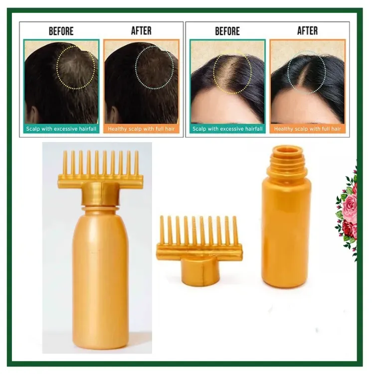 Hair Oil Applicator Bottle, Root oiling Comb bottle for Hair Coloring, Shampoo, Oiling, Dye, and Scalp Treatment for home &amp; commercial (Empty Bottle) View Gallery - Pakistan