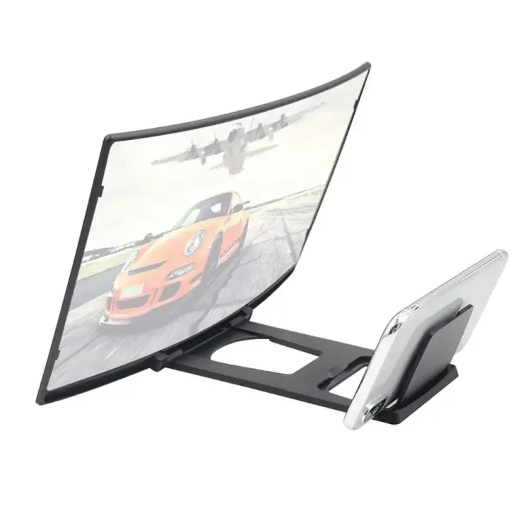 12 Inches 3D Hd Mobile Phone Screen Magnifier Movie Video Amplifier Holder Enlarger Screen Smart Phones Magnifying Bracket View Gallery - Pakistan
