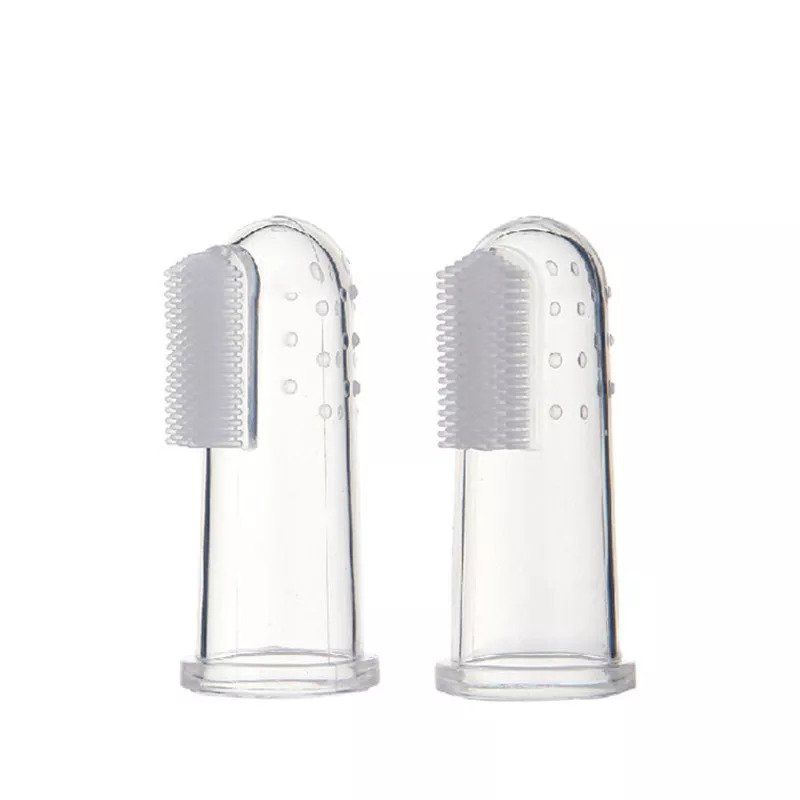 Baby Finger Toothbrush Silicon Toothbrush+Box Children Teeth Clear Soft Silicone Infant Tooth Brush Rubber Cleaning Baby Brush View Gallery - Pakistan