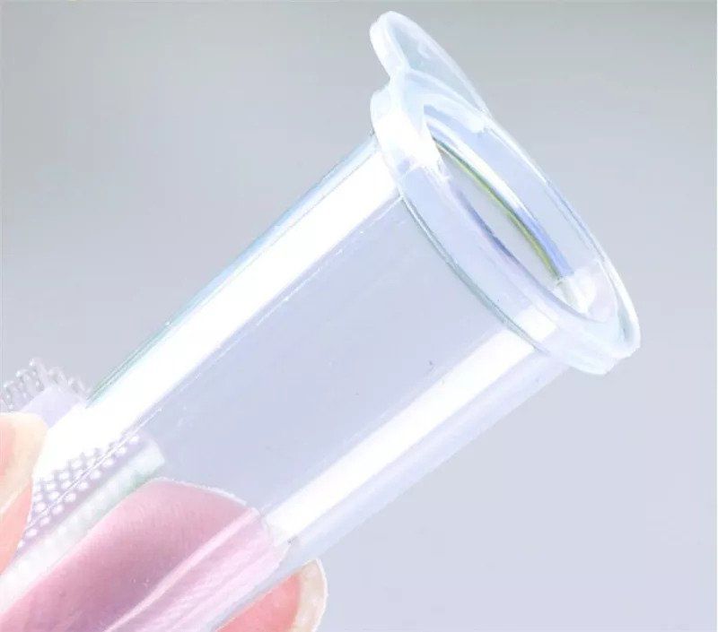 Baby Finger Toothbrush Silicon Toothbrush+Box Children Teeth Clear Soft Silicone Infant Tooth Brush Rubber Cleaning Baby Brush View Gallery - Pakistan