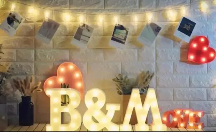 1pcs LED Alphabet Battery Operated All Led Letter A TO Z For Night Lights Wedding Birthday Party For Room and Decoration Using Without Electricity View Gallery - Pakistan