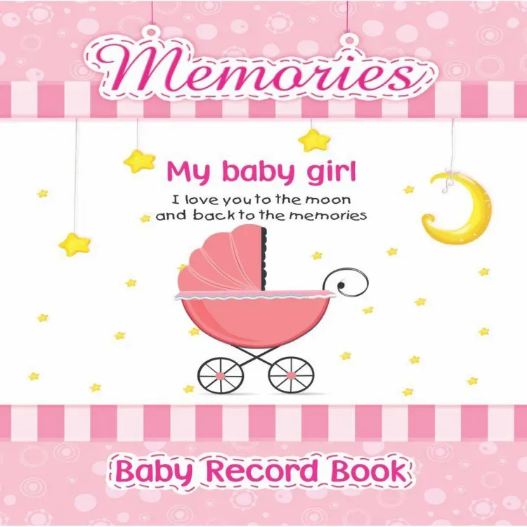 Baby Girl Record Books - Memory Book for Girl - My First Picture Book (Pink) View Gallery - Pakistan