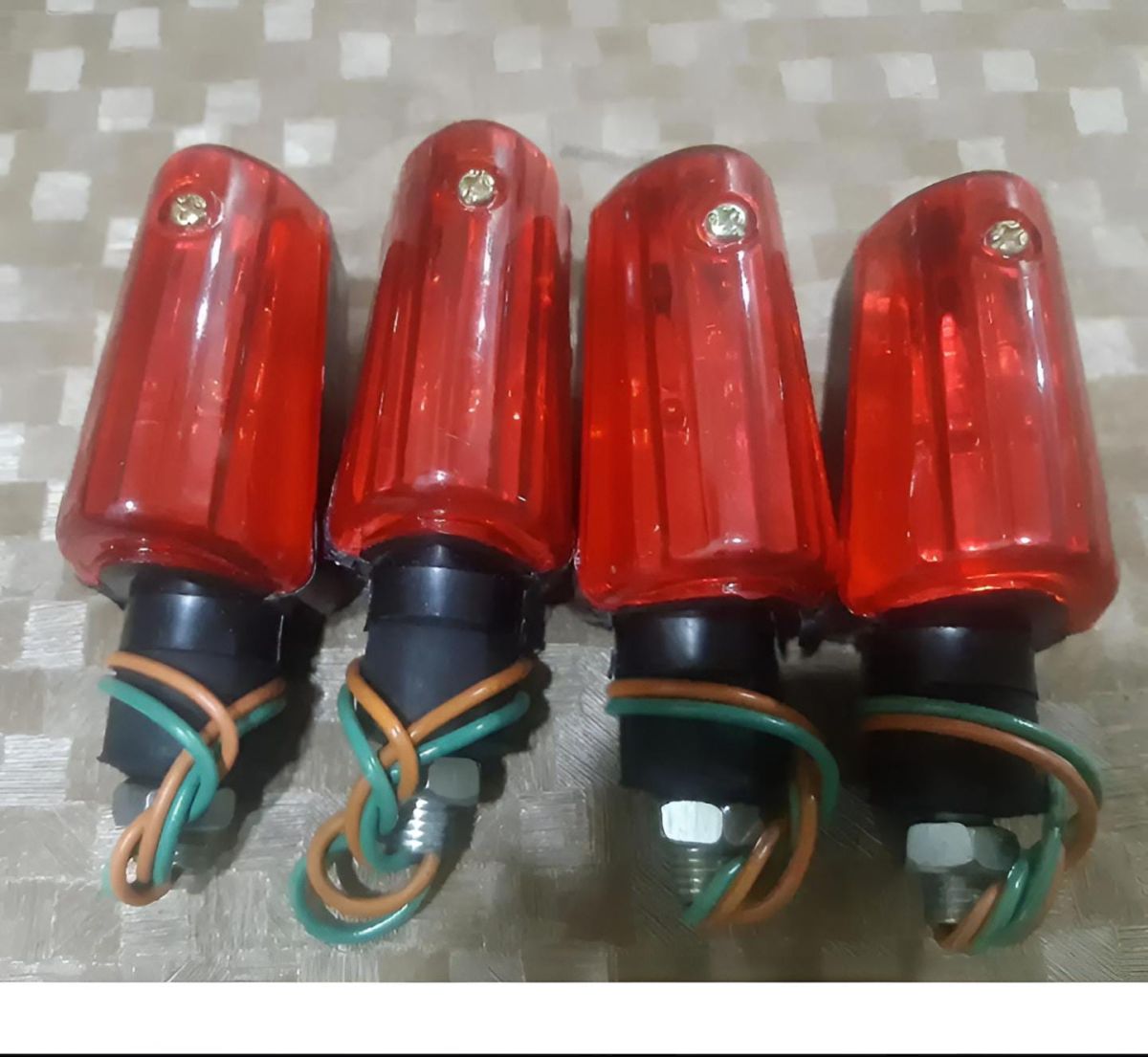 Fancy indicator for Bike Mini size flexible unbreakable red color 4 pcs View Gallery - Pakistan
