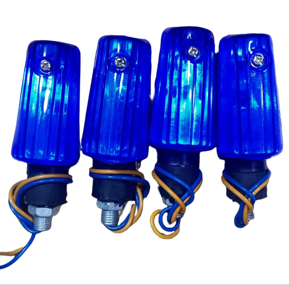 Fancy indicator for Bike Mini size flexible unbreakable blue color 4 pcs View Gallery - Pakistan