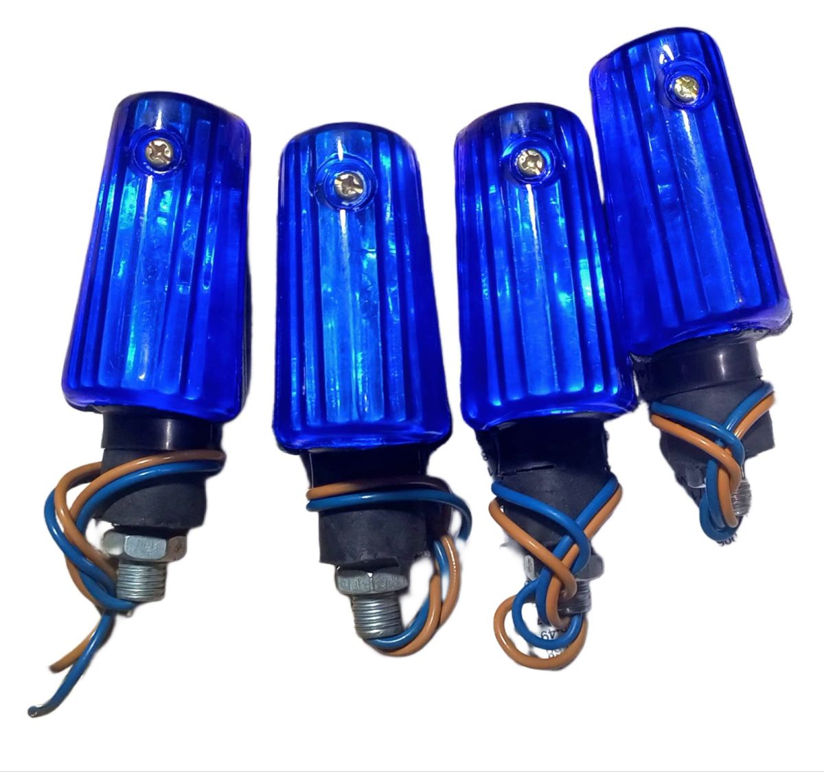 Fancy indicator for Bike Mini size flexible unbreakable blue color 4 pcs View Gallery - Pakistan