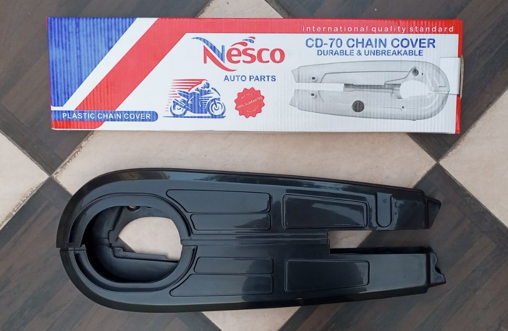 3 Pc Motorcycle Plastic Mudguards Plus Chain Cover Set Best Quality - 70cc Bike - Rust proof View Gallery - Pakistan