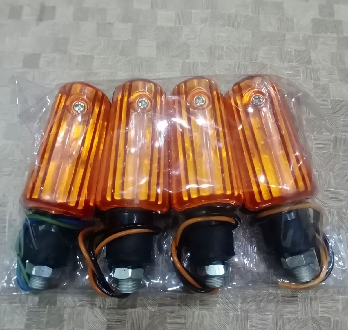 4 pcs Fancy Indicator For Bike Mini Size Flexible Unbreakable Yellow Color View Gallery - Pakistan